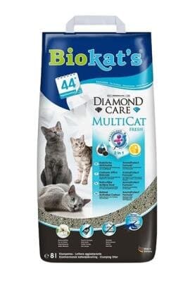 BIOKAT'S DIAMOND CARE MULTICAT FRESH posip za macke 8l