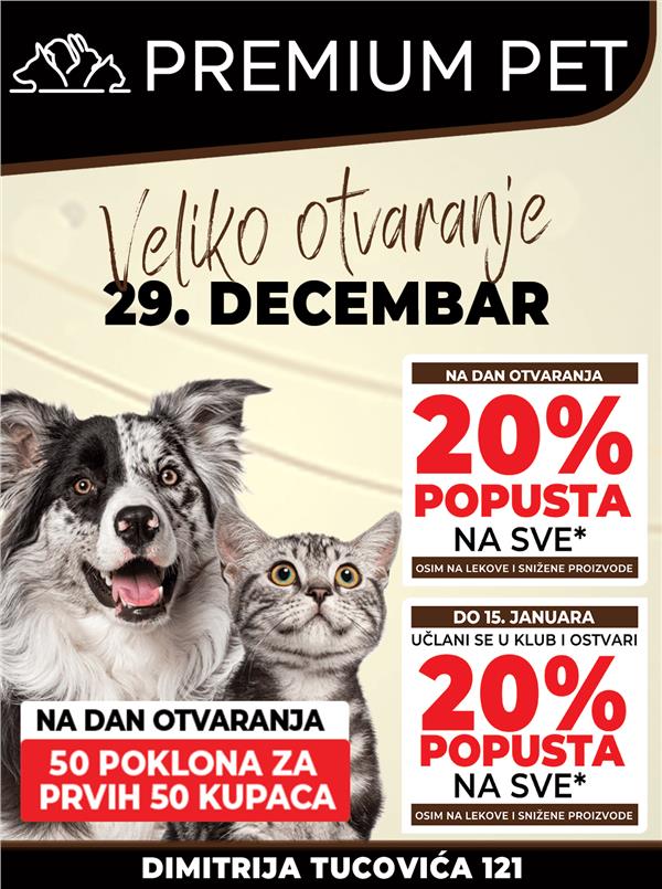 Premium Pet Dimitrija Tucovića